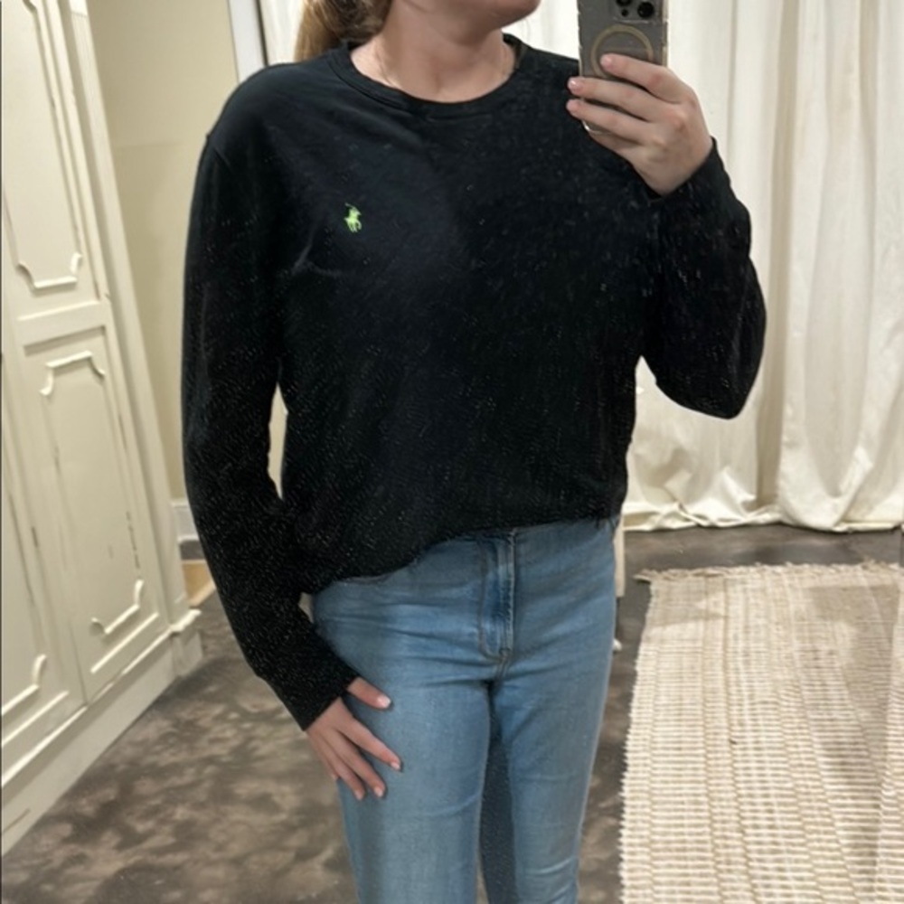 Polo by Ralph Lauren Black Long Sleeve Tee